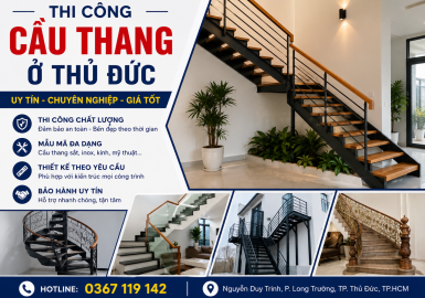 Thi Công Cầu Thang Ở Thủ Đức